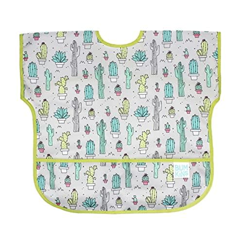 Bumkins Bibs - Toddler Bibs, Waterproof, Large for 1-3 Years, Short Sleeve