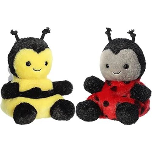 Aurora Palm Pals Set of Two - Queeny Bee and Spots Ladybug