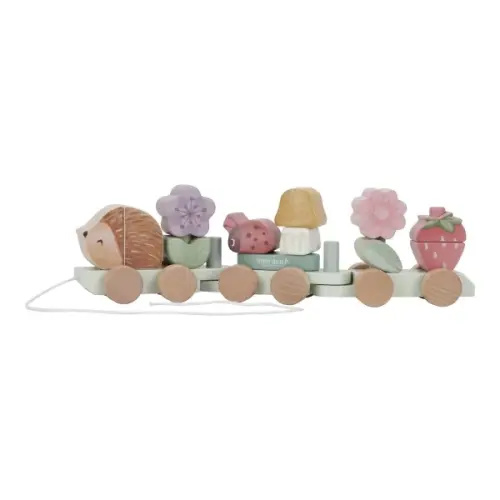 Hedgehog train puzzle Fairy Garden FSC