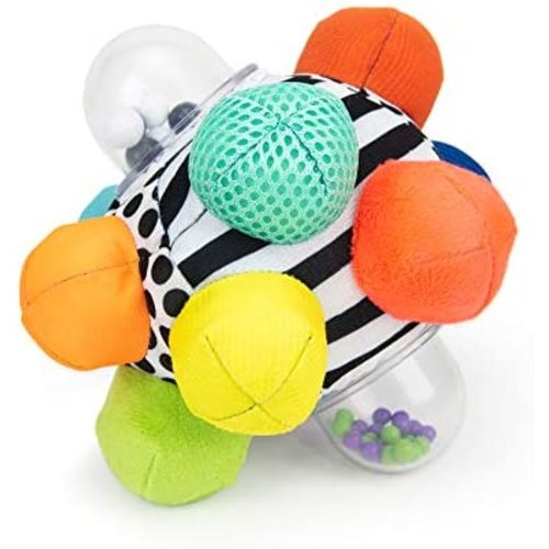 Sassy Developmental Bumpy Ball | Easy to Grasp Bumps Help Develop Motor Skills | for Ages 6 Months and Up | Colors May Vary