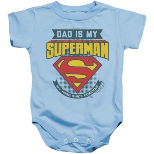 Popfunk My Dad is Superman Father's Day Unisex Infant Snap Suit for Baby