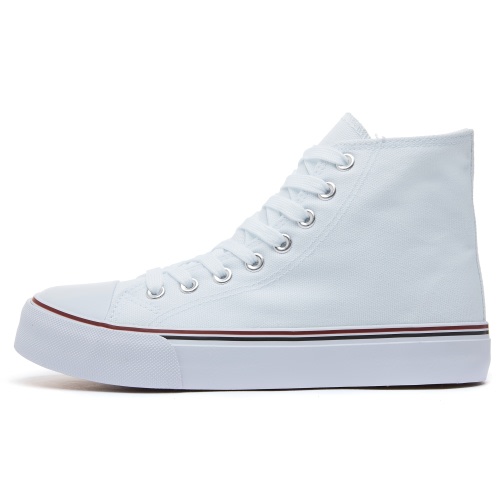 Women'S Fashion All-Season Shoes, Student Casual Versatile Flat Slip-On Sneakers, High-Top Casual Shoes, Women Shoes