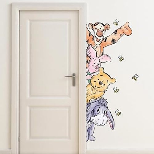 Winnie Wall Stickers Baby Shower Decorations 18.5 x 43.7 Inch