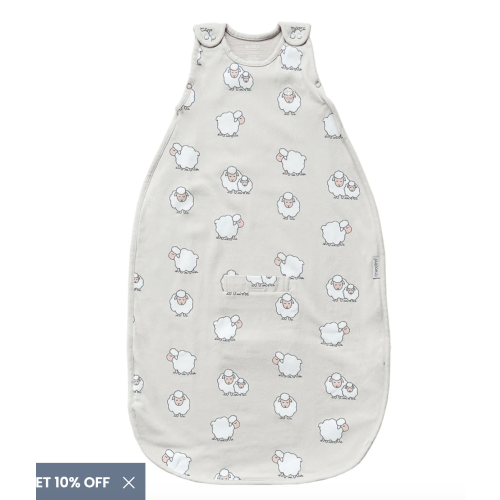 4 Season® Ultimate Baby Sleep Bag, Merino Wool & Organic Cotton, Sheep