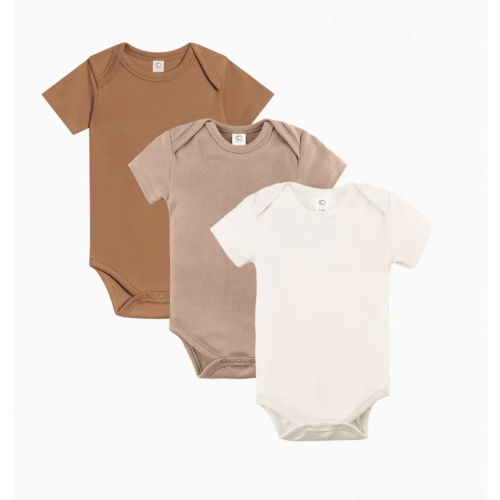 3-Pack Short Sleeve Bodysuit Bundle