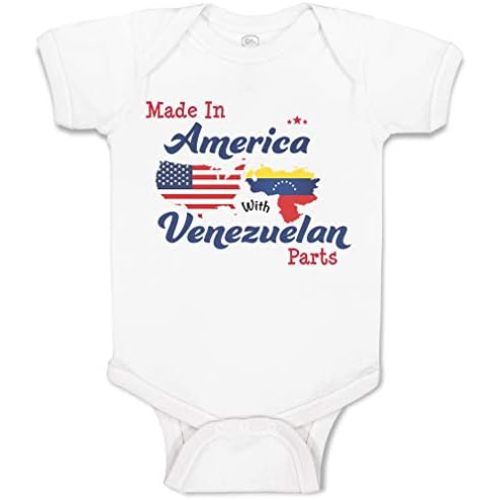 Cute Rascals Custom Baby Bodysuit Made in America with Venezuelan Parts Boy & Girl Baby Clothes Cotton