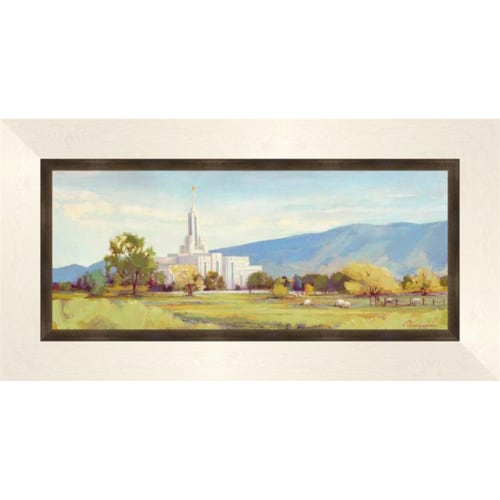 Eternal Temple: Mt. Timpanogos (19x37 Framed Art)