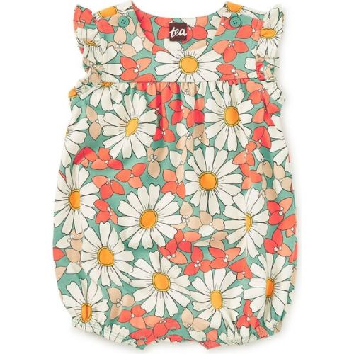 Flutter Baby Romper, Daisy Deluxe - Tea Collection | Maisonette