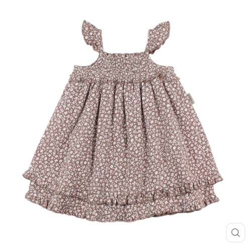 Almond Floral | Organic Muslin Summer Dress – L'ovedbaby