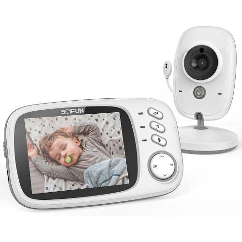 BOIFUN Baby Monitor with Camera and Audio, No WiFi, VOX Mode, Night Vision, 3.2'' HD Screen, Two-Way Audio, Baby Camera - Walmart.ca
