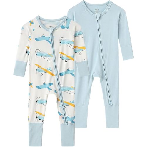 Baby Viscose from Bamboo Footless Pajamas Boys Girls Zippy Pjs Sleep 'N Play Romper - 0-24 Months