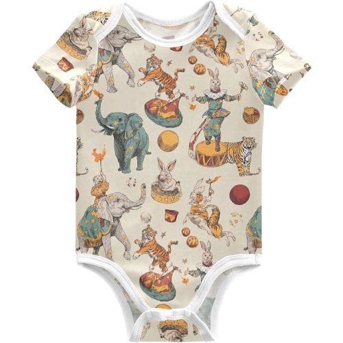 Pigsaly Monster Trucks Unisex Baby Bodysuits Race Car Newborn Short Sleeve Summer Jumpsuit Boy Girl 18M
