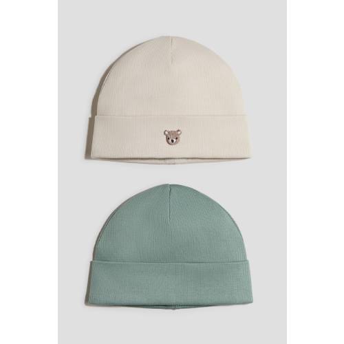 2-PACK COTTON BEANIES