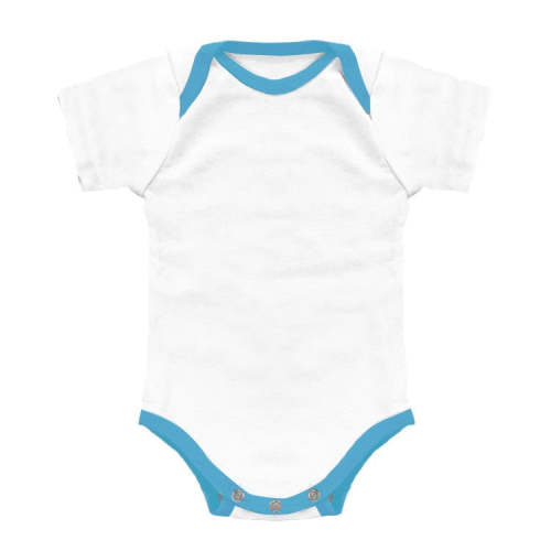 Contrast Binding Onesie - Turquoise