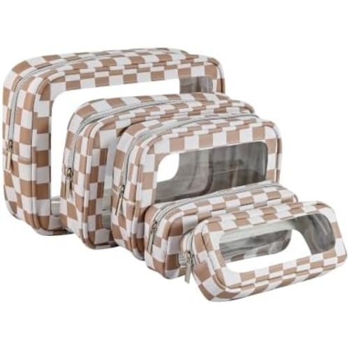 Waterproof Clear TPU 5-Piece Diaper Bag Organizer Pouch Packing cube