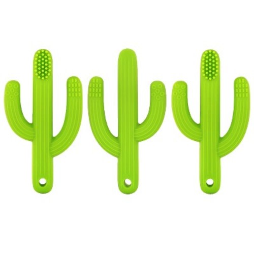 The Pencil Grip™ Cactus Toothbrush Teether, Pack of 3