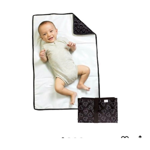 J.L. Childress Disney Baby Full Body Portable Changing Pad, Mickey Mouse