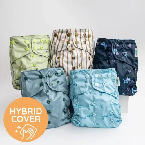 Cheerful Creatures Hybrid Cover Value Bundle – Kinder Cloth Diaper Co.