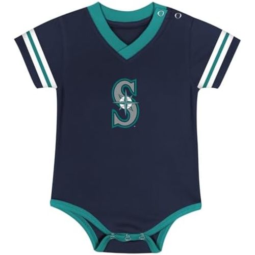 MLB Newborn & Infants 0-24 Months Official Primary Logo Creeper Romper Jersey