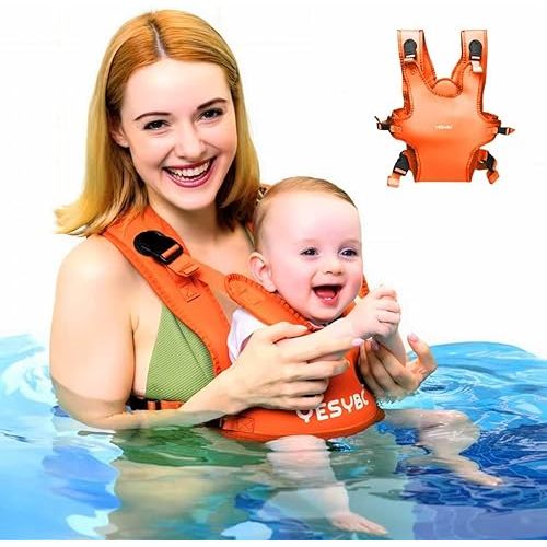 YESYBC Baby Carrier, Dual-Use Adjustable Baby Sling Support Infant Chest Holder with Drawstring Backpack for Newborn to Toddler 13-33 lbs Swimming Pool Beach Land (Dark Blue)