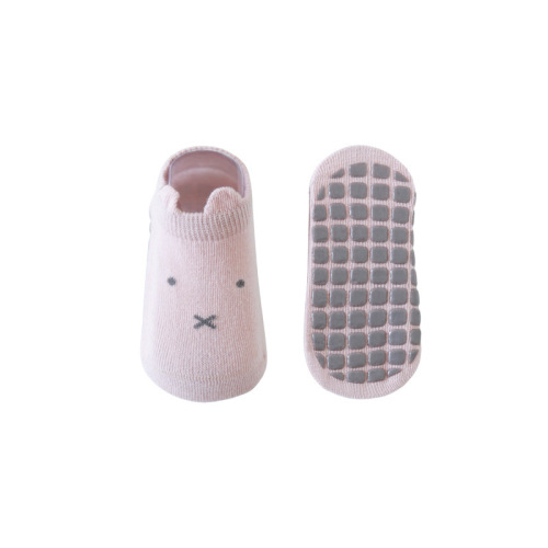 Baby Toddler Animal Design Solid Color Non-slip Walking Socks