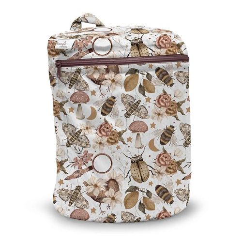 Kanga Care Wet Bag Seam Sealed Waterproof 3D Dimensional for Baby Cloth Diapers, Travel, Beach, Pool, Gym, Swim | Earthbound