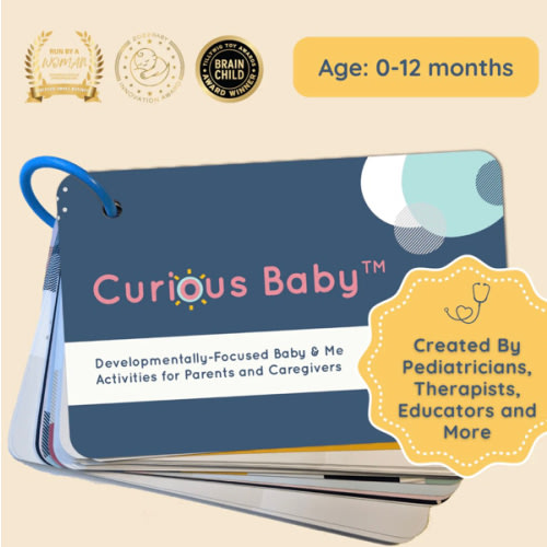 Infant Learning Cards - Curious Baby™ Activity Cards – Curious Baby Cards