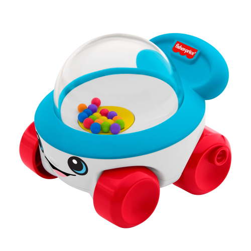 Fisher-Price Corn Popper Vehicle Push-Along Toy for Baby & Toddler Developmental Play, 6M+