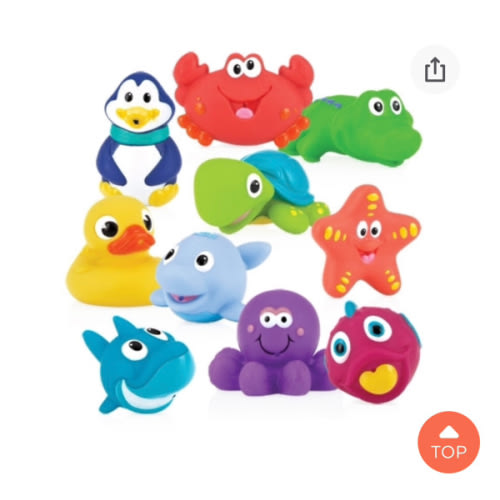 Little Squirts Bath Squirters - 10 pack