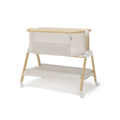 BabyRest Alfie Bedside Bassinet Beige/Natural
