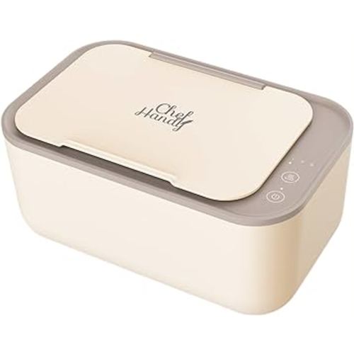 Chefhandy Baby Wipe Warmer & Wet Wipes Dispenser, 3-Mode Temperature Control, Large Capacity, Even Heating, Silent Operation for Babies & Adults, Yellow