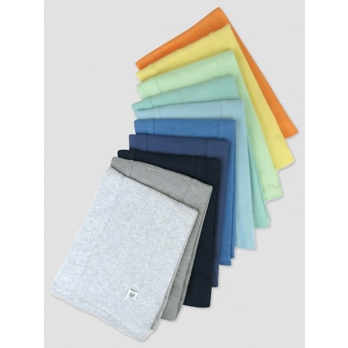 Honest Baby Clothing 10 Pack Organic Cotton Knit Trifold Burp Cloths
