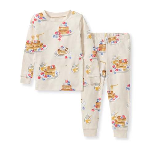 Fluffy Pancakes Organic Cotton Two-Piece Pajamas – Burt's Bees Baby