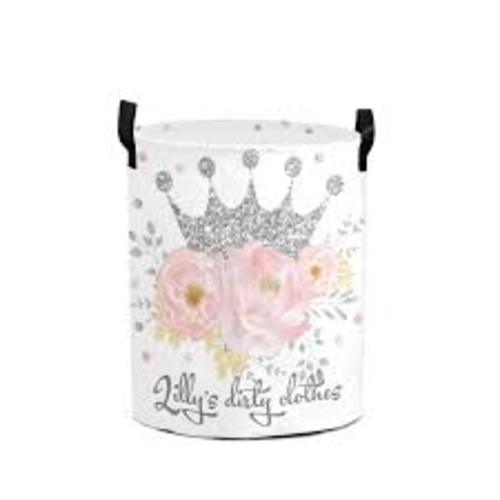 laundry basket with silver crowns - Google Search