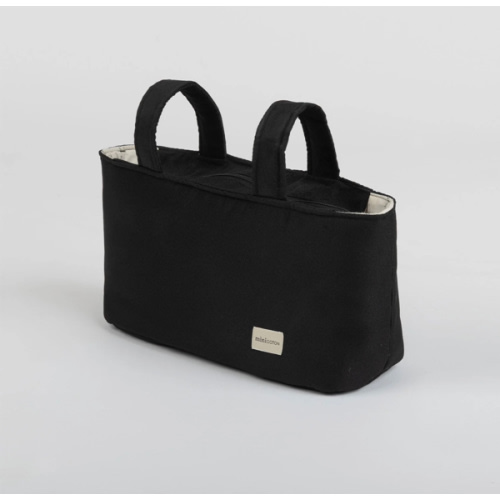 Pocket Black Stroller Bag · Minicoton