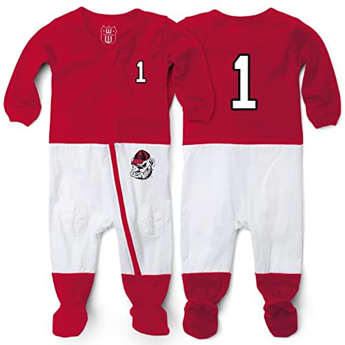 Wes and Willy Baby College Sports Fan Football Jersey Sleeper