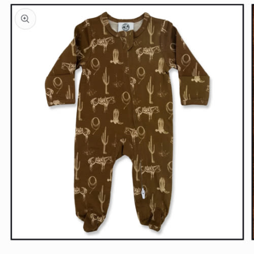 Desert Dreams Footed Jammies – Cowkid Clothing Company