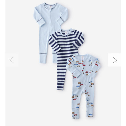 The 3Pk Remi Long Sleeve Zip Romper