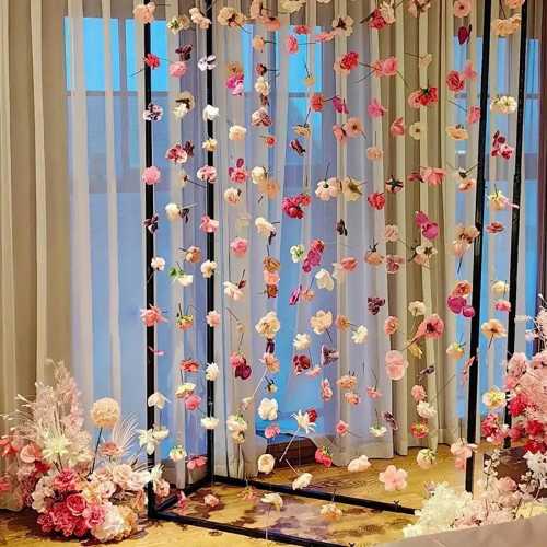 20pcs Artificial Hanging Flower Decor Colorful DIY Floral Set for Wedding, Party Interior Decoration, room decor, Dried Flower, wall decor