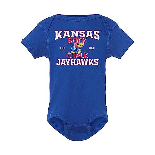 CornBorn Kansas Jayhawks Baby Clothes | Infant Romper | Choose Your Design
