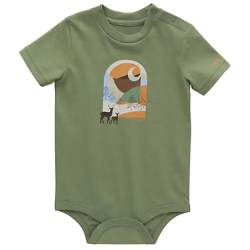 Carhartt Baby Boys' Deer Short-Sleeve Bodysuit - 2324712 at Tractor Supply Co.