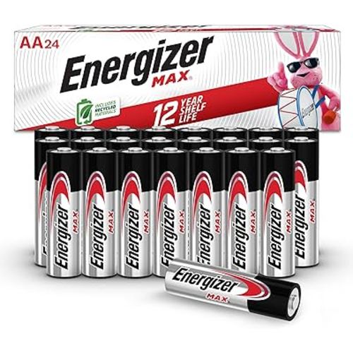 Energizer AA Batteries, MAX Double A Battery Alkaline, 24 Count