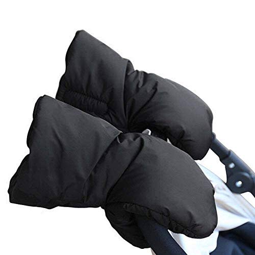 Winter Stroller Gloves, Universal Waterpoof Stroller Mitten Hand Muff | Windproof Hand Warmer, Gloves Carts Compatible, Extra Thick, Anti-Freeze