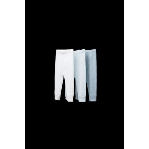 THREE-PACK OF RIBBED LEGGINGS - Sea green | ZARA United States