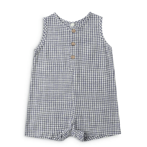 Boys' Gingham Romper - Baby