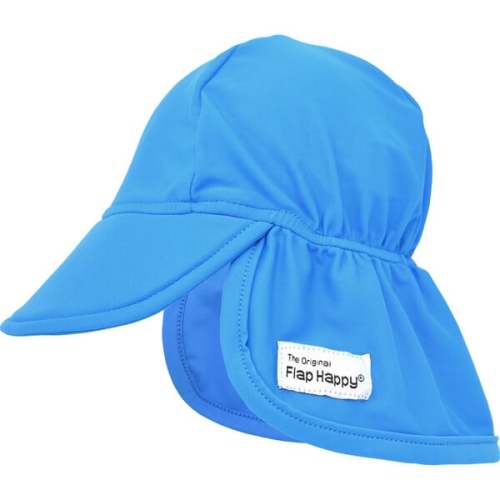 UPF 50+ Swim Flap Hat, Ocean Blue - Flap Happy | Maisonette