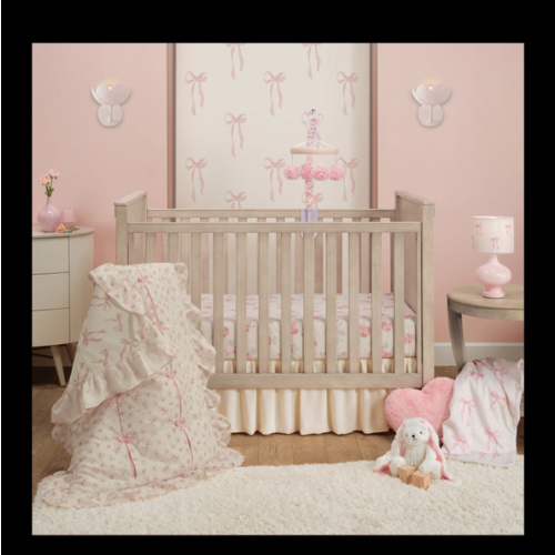 Coquette Floral 3-Piece Crib Bedding Set