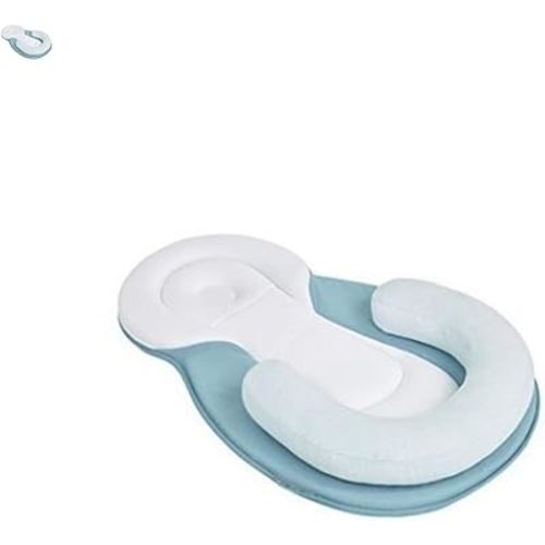 Soft & Cozy Memory Foam Seat Bed Cover, Upgraded Portable Adjustable Support for Infant Loungers and Relaxation Cushions (Blue)