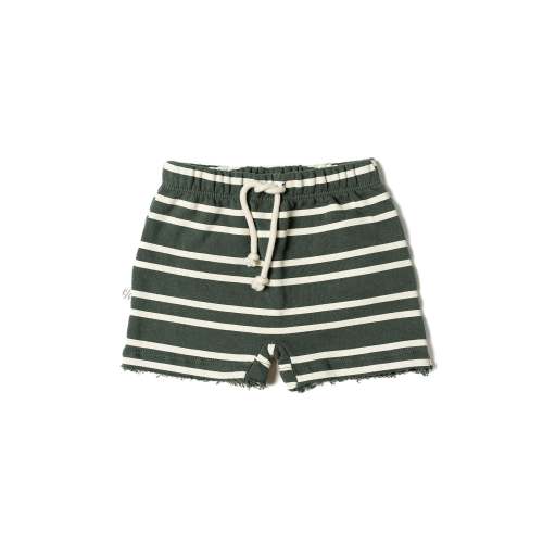 boy shorts - heritage green stripe