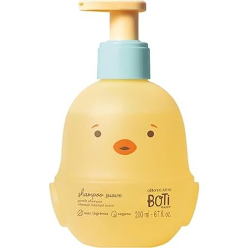 O BOTICARIO Boti Baby Shampoo, Hypoallergenic & Tear-Free for Kids: Vegan, Alcohol-Free, Paraben-Free